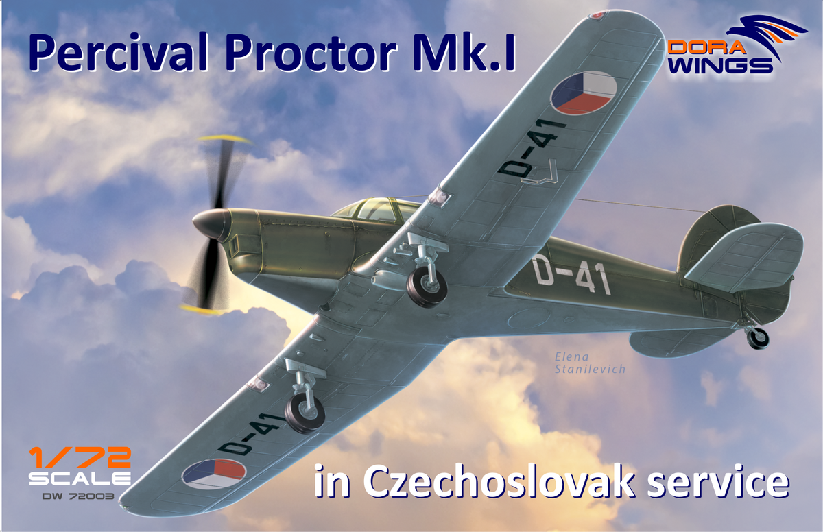 DW72003 Percival Proctor Mk.1 marking of Czechoslovakia